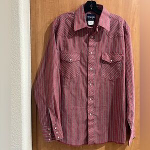 Classic Wrangler Western Shirt Men’s Size LG